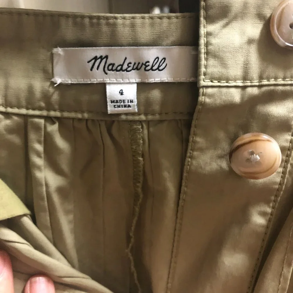 Button-Front Pintuck Midi Skirt (CURRENTLY SOLD_OUT On Madewell - Picture 7 of 8